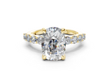 Linora Elongated Cushion Diamond  Engagement Ring