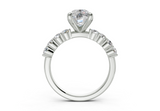 Linora Elongated Cushion Diamond  Engagement Ring