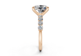 Linora Elongated Cushion Diamond  Engagement Ring