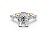 Linora Elongated Cushion Diamond Engagement Ring