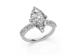 Linora Marquise Diamond  Engagement Ring