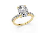 Linora Oval Diamond Engagement Ring