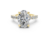 Linora Oval Diamond  Engagement Ring