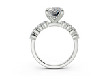 Linora Oval Diamond  Engagement Ring