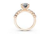 Linora Oval Diamond  Engagement Ring