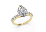 Linora Pear Diamond Engagement Ring