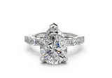 Linora Pear Diamond Engagement Ring