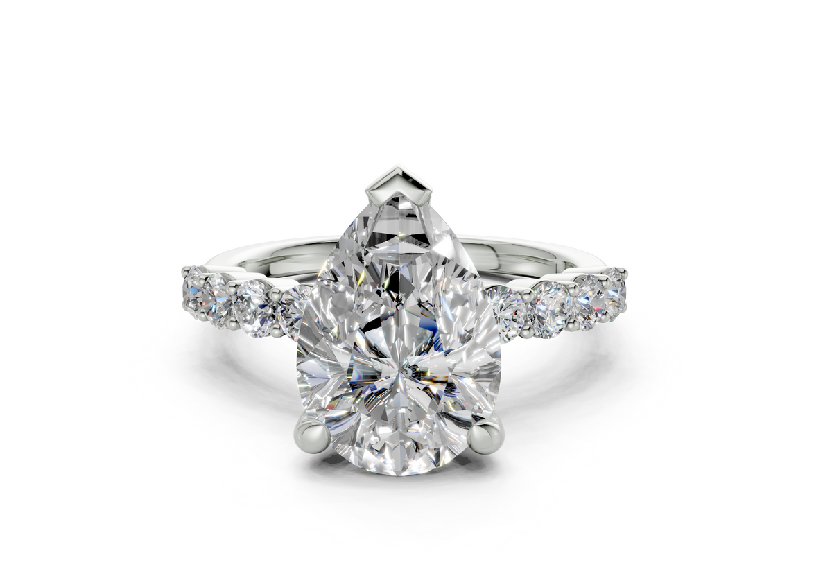 Linora Pear Diamond  Engagement Ring