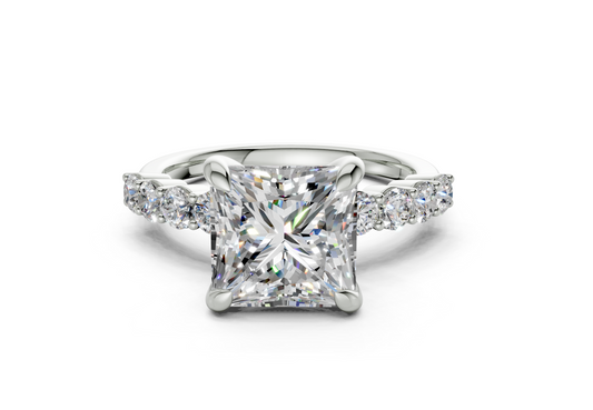 Linora Princess Diamond Engagement Ring