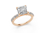 Linora Princess Diamond Engagement Ring