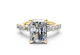 Linora Radiant Diamond Engagement Ring