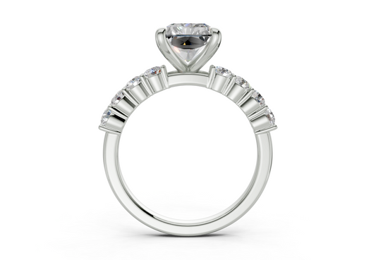 Linora Radiant Diamond Engagement Ring