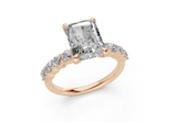 Linora Radiant Diamond Engagement Ring