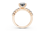 Linora Radiant Diamond Engagement Ring