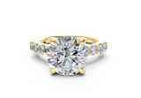 Linora Round Diamond  Engagement Ring