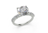 Linora Round Diamond Engagement Ring