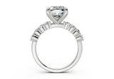 Linora Cushion Square Diamond Engagement Ring