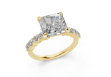 Linora Radiant Square Diamond  Engagement Ring