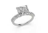 Linora Radiant Square Diamond Engagement Ring