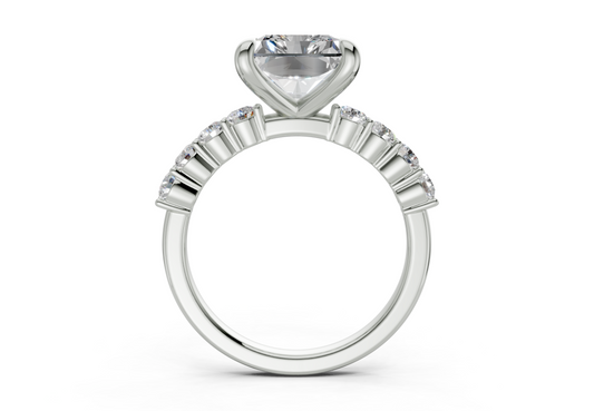 Linora Radiant Square Diamond Engagement Ring