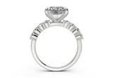 Linora Radiant Square Diamond Engagement Ring