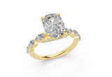 Celina Elongated Cushion Diamond Engagement Ring