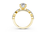 Celina Elongated Cushion Diamond  Engagement Ring