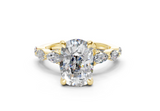 Celina Elongated Cushion Diamond Engagement Ring