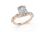 Celina Elongated Cushion Diamond Engagement Ring