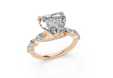 Celina Heart Diamond Engagement Ring