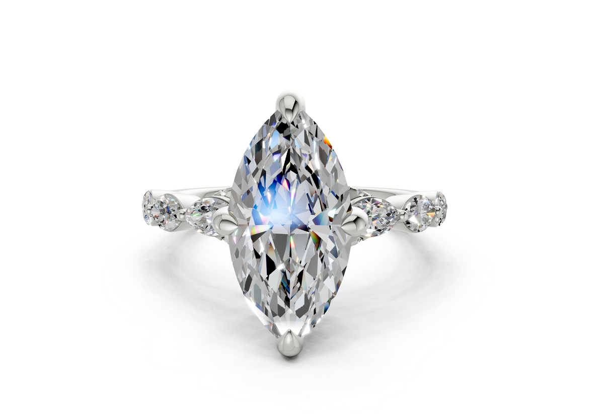 Celina Marquise Diamond Engagement Ring