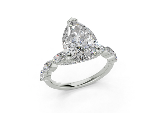 Celina Pear Diamond Engagement Ring