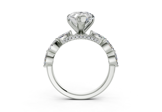 Celina Pear Diamond Engagement Ring