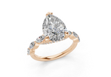 Celina Pear Diamond Engagement Ring