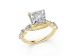 Celina Princess Diamond Engagement Ring