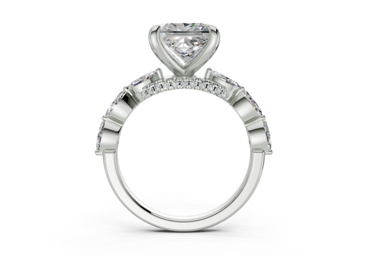 Celina Princess Diamond Engagement Ring