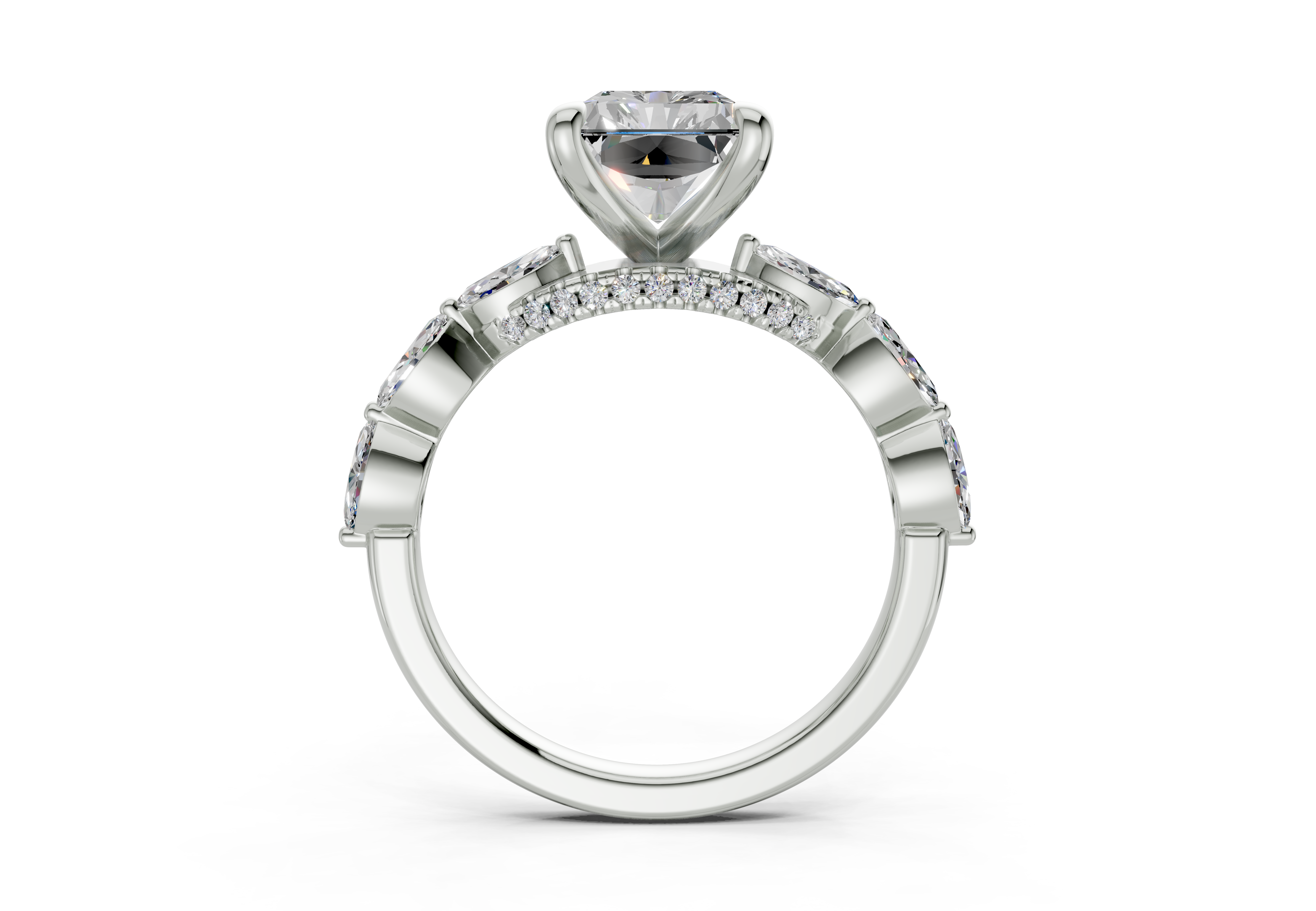 Celina Radiant Diamond Engagement Ring