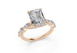 Celina Radiant Diamond Engagement Ring