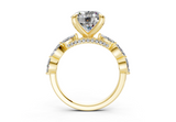 Celina Round Diamond  Engagement Ring