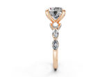 Celina Round Diamond  Engagement Ring