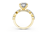 Celina Cushion Square Diamond Engagement Ring