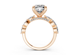 Celina Cushion Square Diamond  Engagement Ring