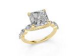 Celina Radiant Square Diamond  Engagement Ring