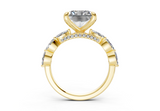 Celina Radiant Square Diamond  Engagement Ring