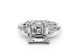 Amadia Asscher Diamond Engagement Ring