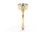 Amadia Elongated Cushion Diamond Engagement Ring