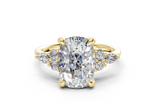 Sarice Elongated Cushion Diamond Engagement Ring