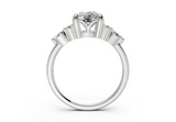 Idris Elongated Cushion Diamond  Engagement Ring