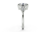 Clarion Elongated Cushion Diamond Engagement Ring