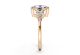 Amadia Elongated Cushion Diamond Engagement Ring